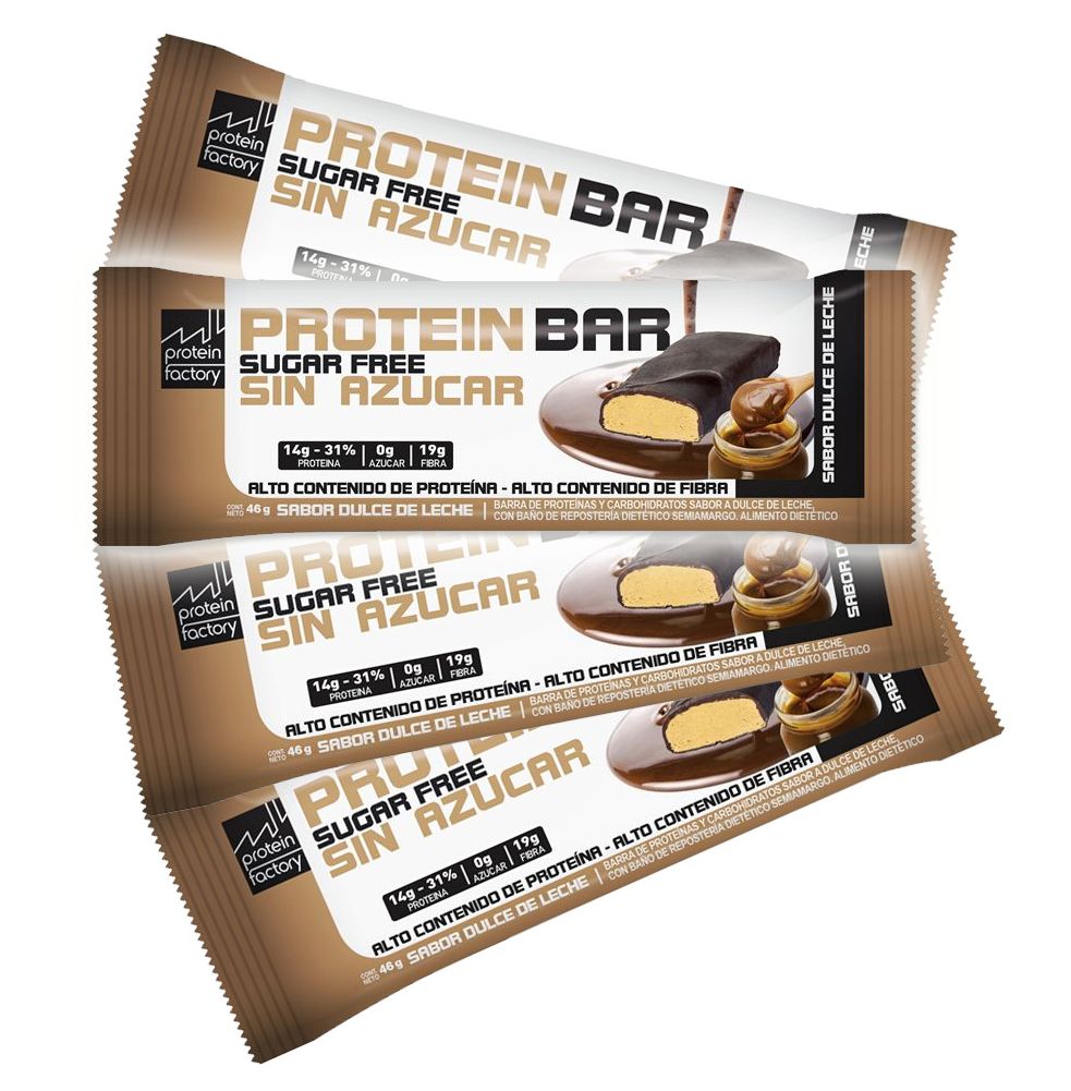 Barras Protein Bar Sugar Free x 12 Unidades 46 g c/u Barritas